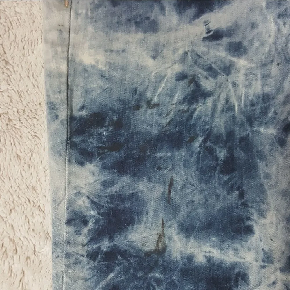 American Eagle Jegging Blotchy Bleached Jeans Womens Size 6‎